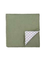 Joules Khaki Green Indienne Blockprint Throw - Image 4 of 4