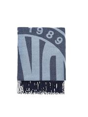 DKNY Blue Token Logo Throw - Image 2 of 4