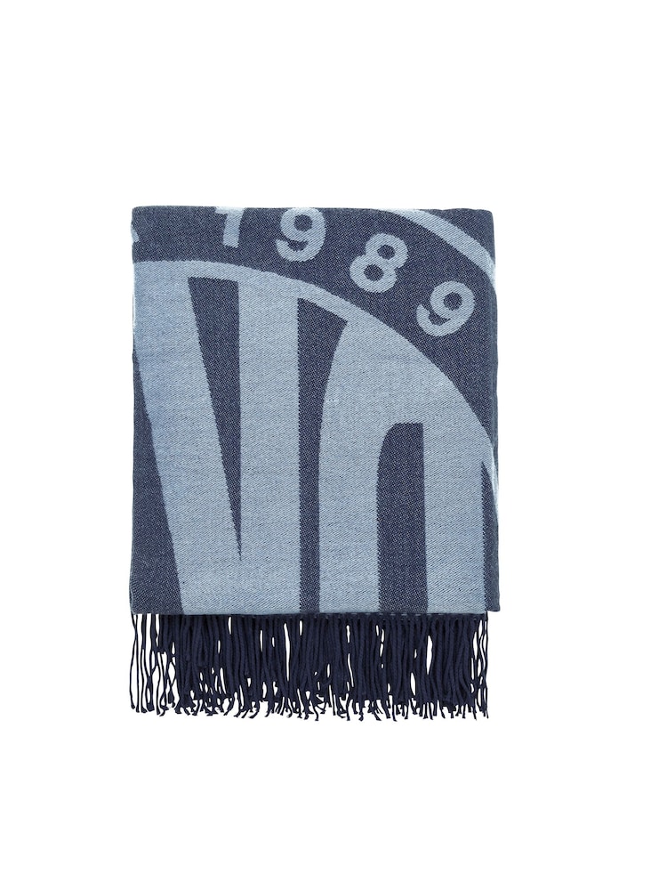 DKNY Blue Token Logo Throw - Image 2 of 4