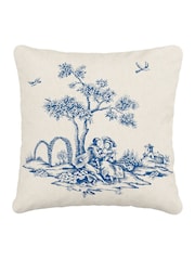 V&A Blue Enchanted Garden Cushion - Image 3 of 3