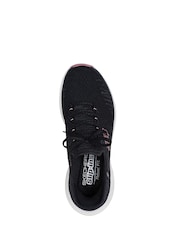 Skechers Black/Pink Relaxed Fit Slipins Slip In Edgeride Trainers - Image 5 of 6