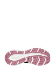 Skechers Black/Pink Relaxed Fit Slipins Slip In Edgeride Trainers - Image 6 of 6