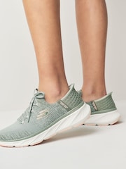Gris - Zapatillas de corte holgado sin cordones Edgeride de Skechers - Imagen 1 de 6