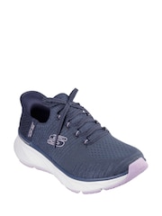 Azul marino - Zapatillas de corte holgado sin cordones Edgeride de Skechers - Imagen 3 de 7