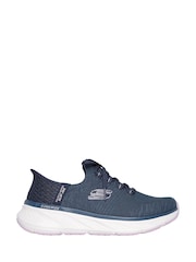 Azul marino - Zapatillas de corte holgado sin cordones Edgeride de Skechers - Imagen 7 de 7