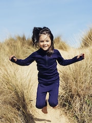 Muddy Puddles Navy Blue Muddy Puddles Thermal Baselayer Top - Image 1 of 3