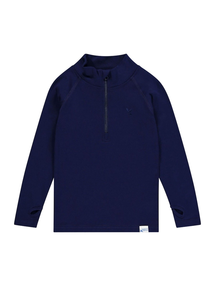Muddy Puddles Navy Blue Muddy Puddles Thermal Baselayer Top - Image 2 of 3