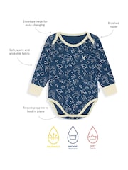 Muddy Puddles Navy Sky Muddy Puddles Thermal Baselayer Babygrow - Image 2 of 2