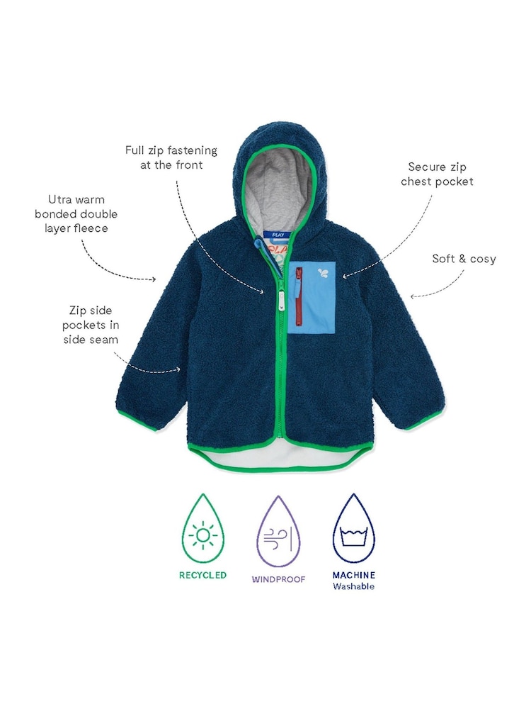 Muddy Puddles Borg Fleece Zip Jacket - Image 5 of 5