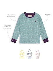 Muddy Puddles Sage Green Sky Muddy Puddles Thermal Baselayer Top - Image 4 of 4
