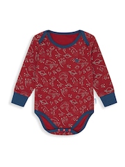 Muddy Puddles Red Sky Muddy Puddles Thermal Baselayer Babygrow - Image 1 of 2