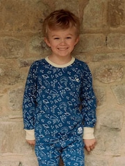 Muddy Puddles Navy Sky Muddy Puddles Thermal Baselayer Top - Image 2 of 4