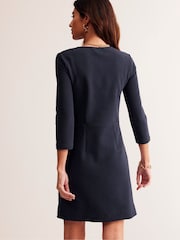 Boden Blue Bronte Ottoman Dress - Image 3 of 5
