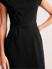 Boden Black Florrie Jersey 100% Cotton Dress - Image 2 of 5
