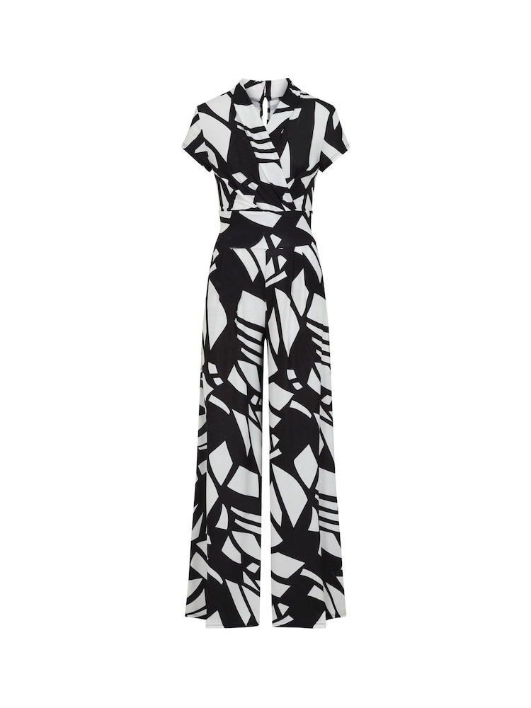 Hot Squash Petite Wide Leg Black Jumpsuit - Image 3 of 3