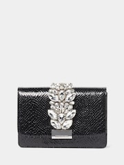 Forever New Black Signature Lucille Crystal Clutch - Image 2 of 5