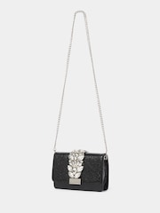 Forever New Black Signature Lucille Crystal Clutch - Image 5 of 5