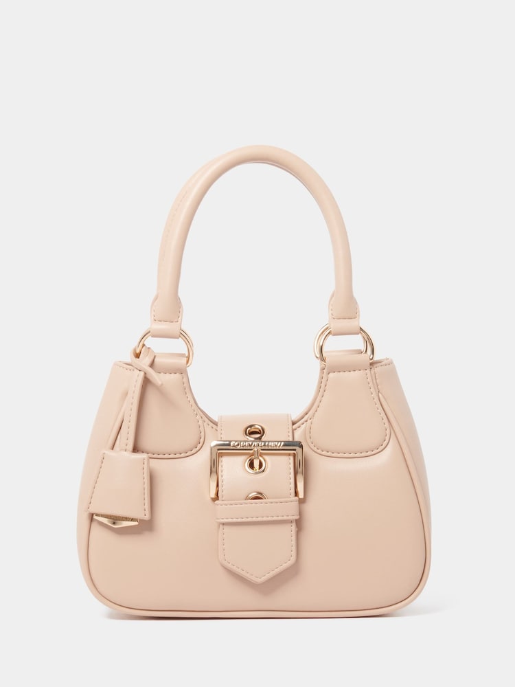 Forever New Nude Signature Madison Buckle Moon Bag - Image 2 of 5