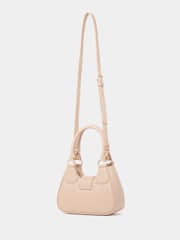 Forever New Nude Signature Madison Buckle Moon Bag - Image 3 of 5