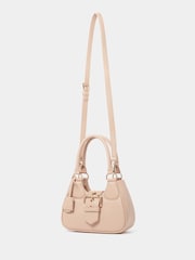Forever New Nude Signature Madison Buckle Moon Bag - Image 5 of 5