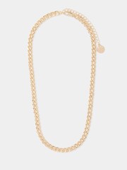 Forever New Gold Tone Signature Laurie Layered Tassel Stone Necklace - Image 3 of 5