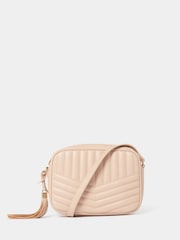 Forever New Nude Signature Quinn Quilted Camera Bag - Image 1 of 4