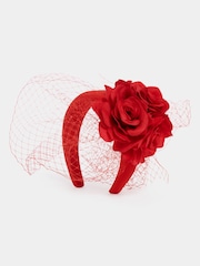 Forever New Red Celine Corsage Headband - Image 1 of 1