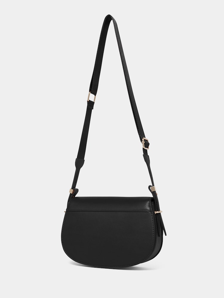 Forever New Black Amber Saddle Bag - Image 2 of 4 Forever New Black Amber Saddle Bag - Image 2 of 4