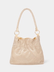 Forever New Gold Jess Sparkle Bag - Image 1 of 4