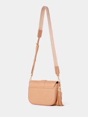 Forever New Brown Signature Thea Tassel Saddle Bag - Image 2 of 4