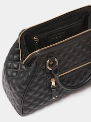 Forever New Black Signature Grace Quilted Tote Bag - Image 3 of 4