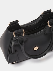Forever New Black Signature Madison Buckle Moon Bag - Image 3 of 4