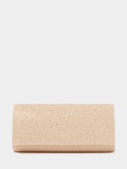 Forever New Gold Eloise Sparkle Clutch - Image 1 of 4