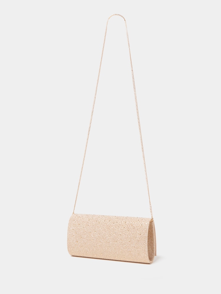 Forever New Gold Eloise Sparkle Clutch - Image 2 of 4