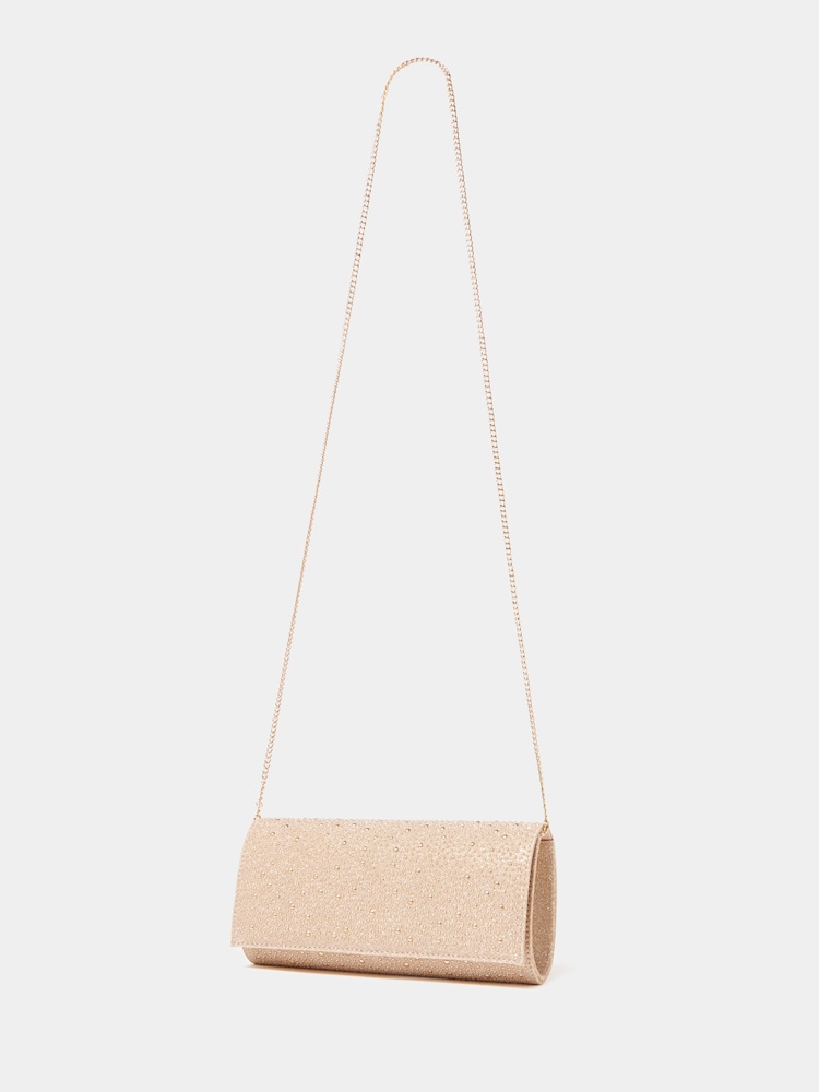 Forever New Gold Eloise Sparkle Clutch - Image 4 of 4