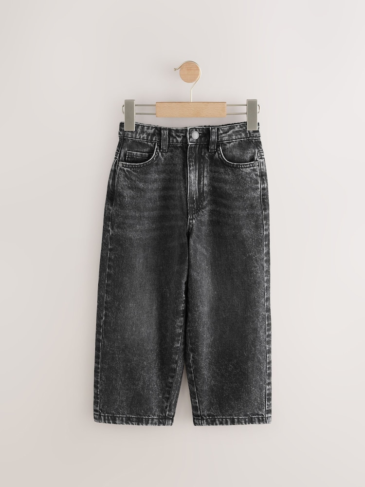 Black Tapered Fit Authentic 100% Cotton Jeans (3-16yrs) - Image 1 of 4