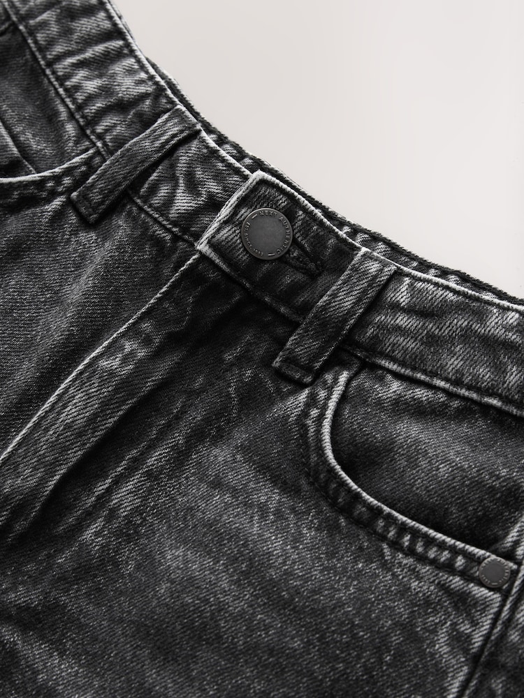 Black Tapered Fit Authentic 100% Cotton Jeans (3-16yrs) - Image 3 of 4