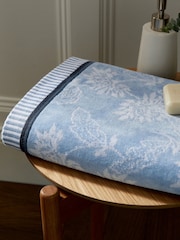 Bedeck of Belfast Chambray Blue 100% Cotton Miya Towel - Image 1 of 2