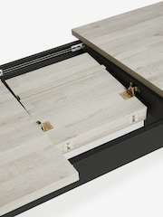 Oak Effect Bronx Oak Effect Rectangle 6 to 8 Seater Extending Dining Table - Image 10 of 10