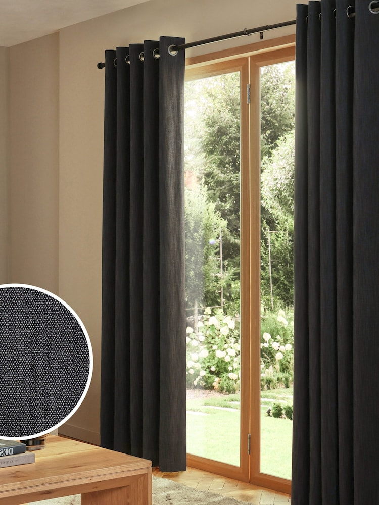 Cortinas con ojales mate de chenilla - Imagen 1 de 7 Cortinas con ojales mate de chenilla - Imagen 1 de 7