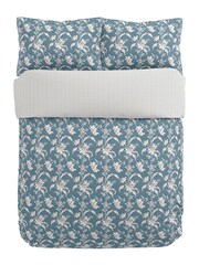 V&A Blue Daffodil Dreams 100% Cotton Duvet Cover and Pillowcase Set - Image 3 of 5