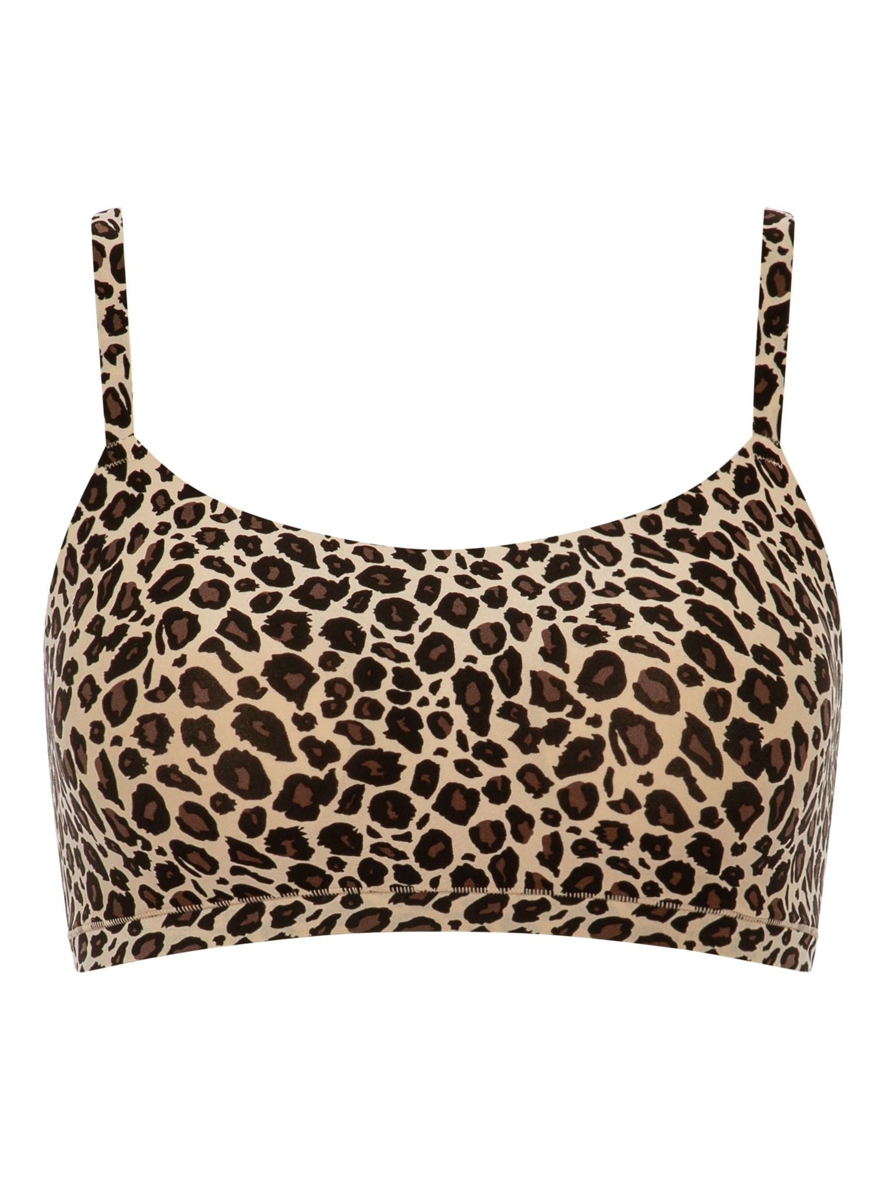 Buy Chantelle Leopard Print Soft Stretch Seamless Padded Bralette Bra from Next Malta