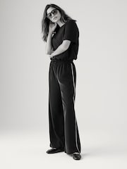 The Set Khaki/Navy 2 Pack Pull On Trousers with Side Stripe - Image 3 of 17