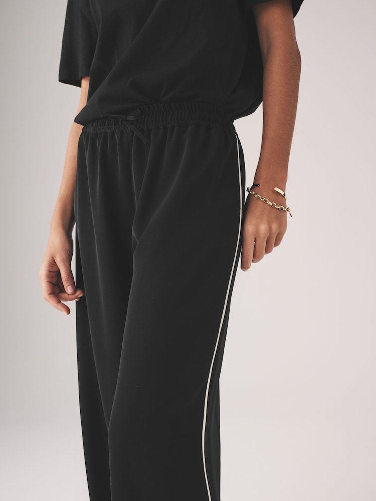 The Set Khaki/Navy 2 Pack Pull On Trousers with Side Stripe - Image 9 of 17