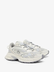Lacoste Grey Neo Shot Trainers - Image 3 of 7