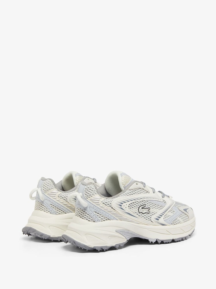 Lacoste Grey Neo Shot Trainers - Image 4 of 7