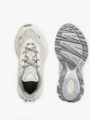 Lacoste Grey Neo Shot Trainers - Image 5 of 7