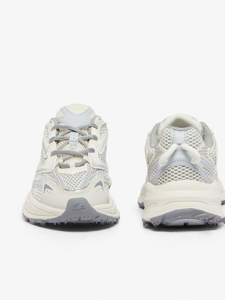 Lacoste Grey Neo Shot Trainers - Image 6 of 7