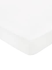 Bedeck of Belfast White 400 Thread Cound 100% Cotton Sateen Fitted Sheet - Image 2 of 2
