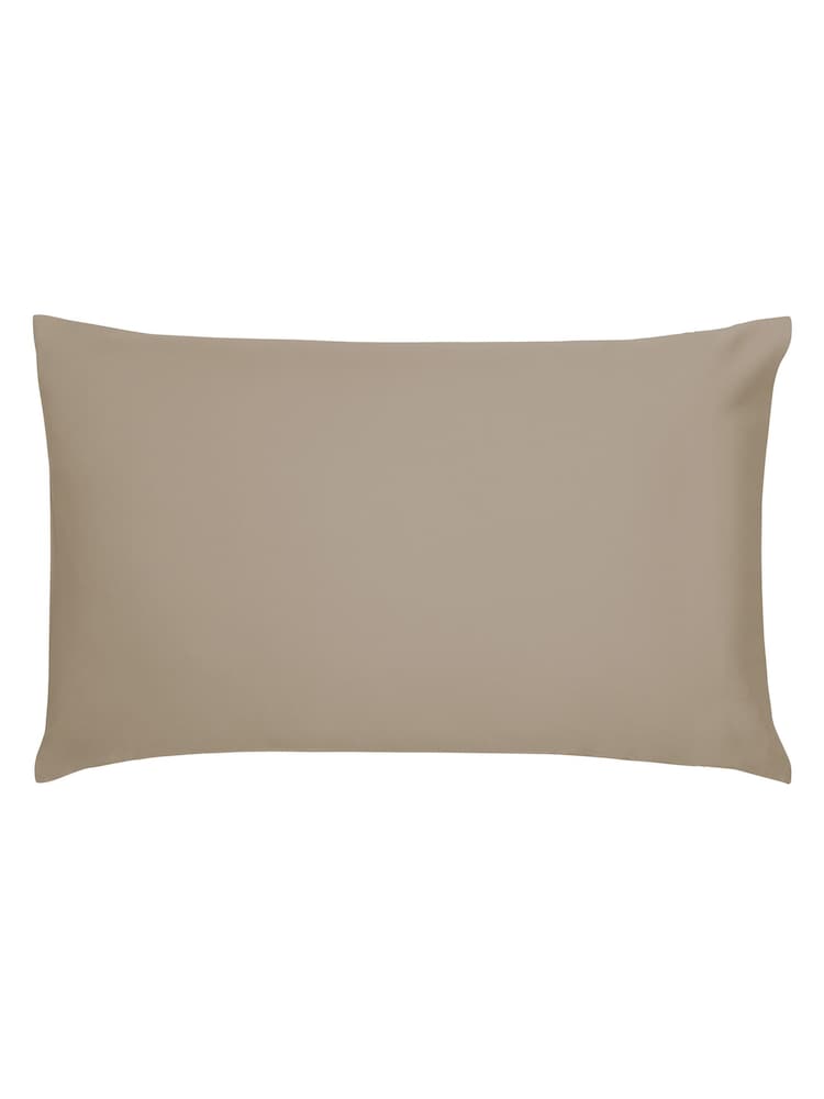 Bedeck of Belfast Truffle 400 Thread Count 100% Cotton Sateen Large Pillowcase Pair - Image 2 of 2 Bedeck of Belfast Truffle 400 Thread Count 100% Cotton Sateen Large Pillowcase Pair - Image 2 of 2